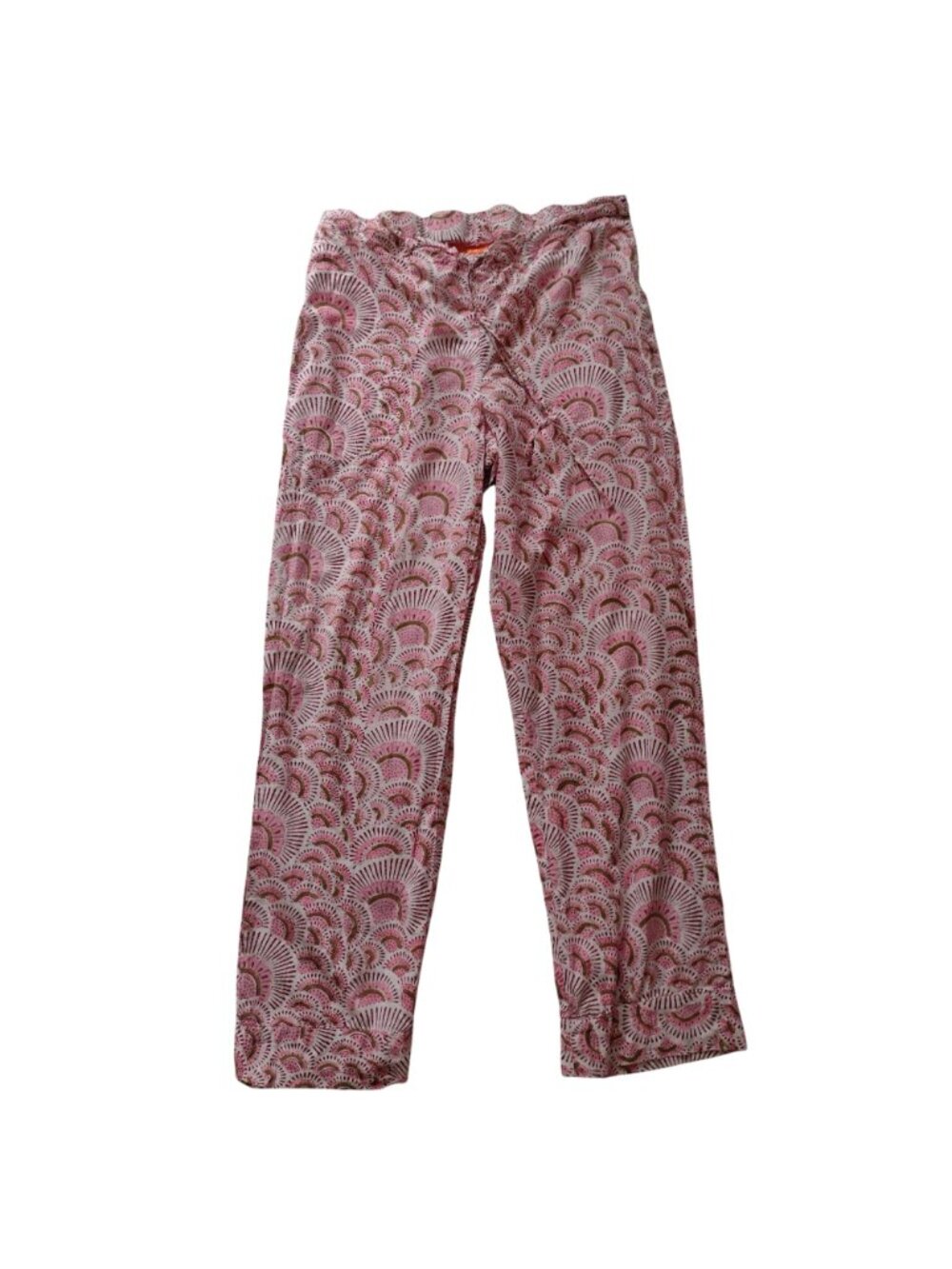Tuk & Lu Womens Pink PJs S Lightweight Cotton Patterned Pajama Set - Picture 4 of 8